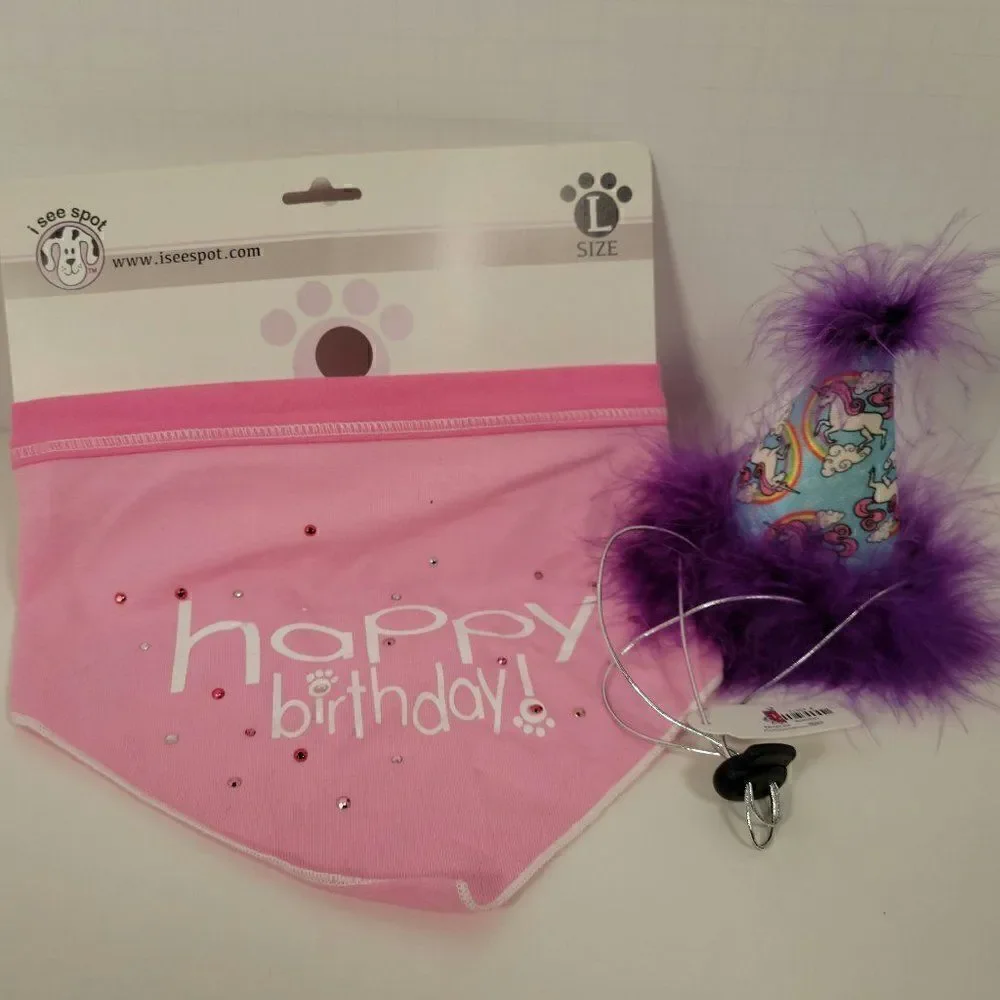 Birthday Bandana & Party Hat